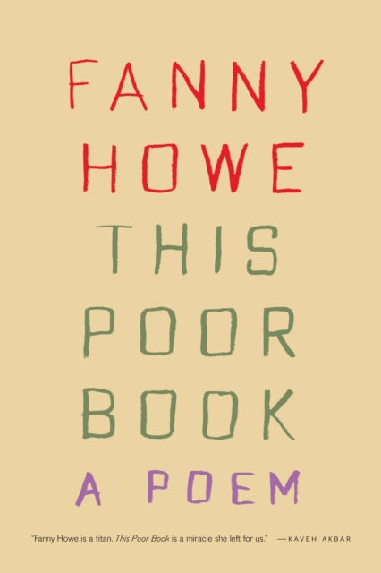This Poor Book : A Poem