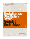 Brutalist Berlin Map : Brutalismus-stadtplan Berlin